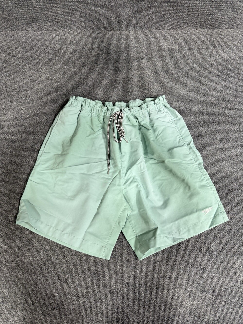 Speedo Swim Trunks Mens Large Mint Green Board Shorts Drawstring Lined